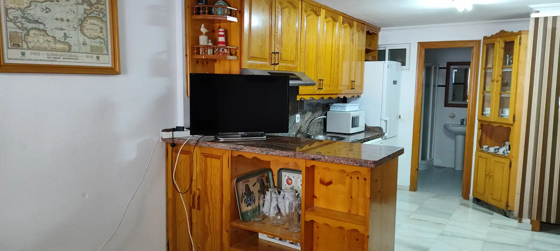 Cocina de Apartamento de alquiler en Algeciras con Calefacción, Terraza y Amueblado