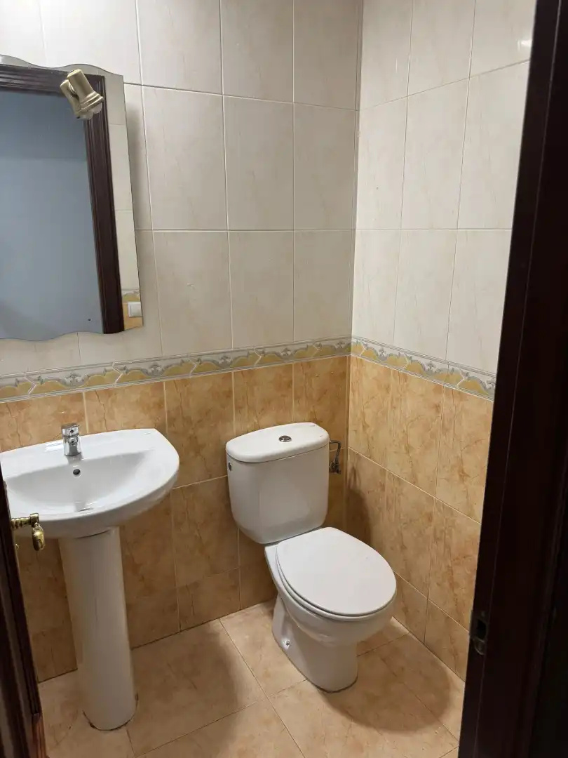 Baño de Piso de alquiler en Salamanca con Calefacción, Parquet y Amueblado