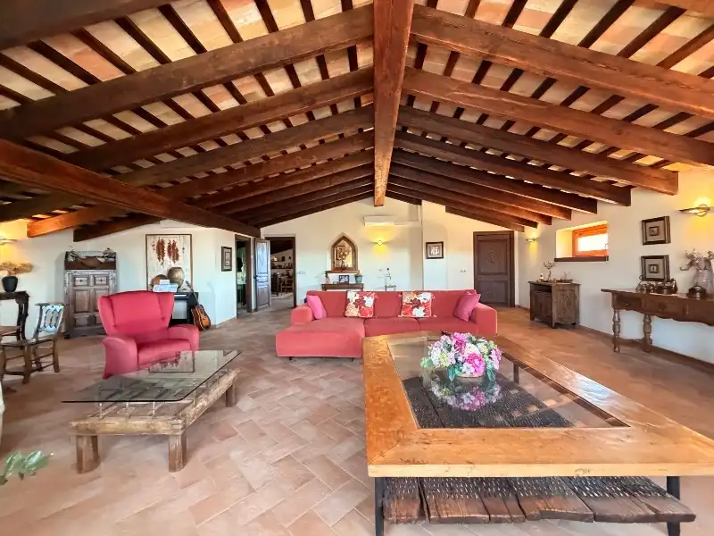 Living room of Houses for sale in Sant Feliu de Guíxols  with Air Conditioner, Heating and Private garden