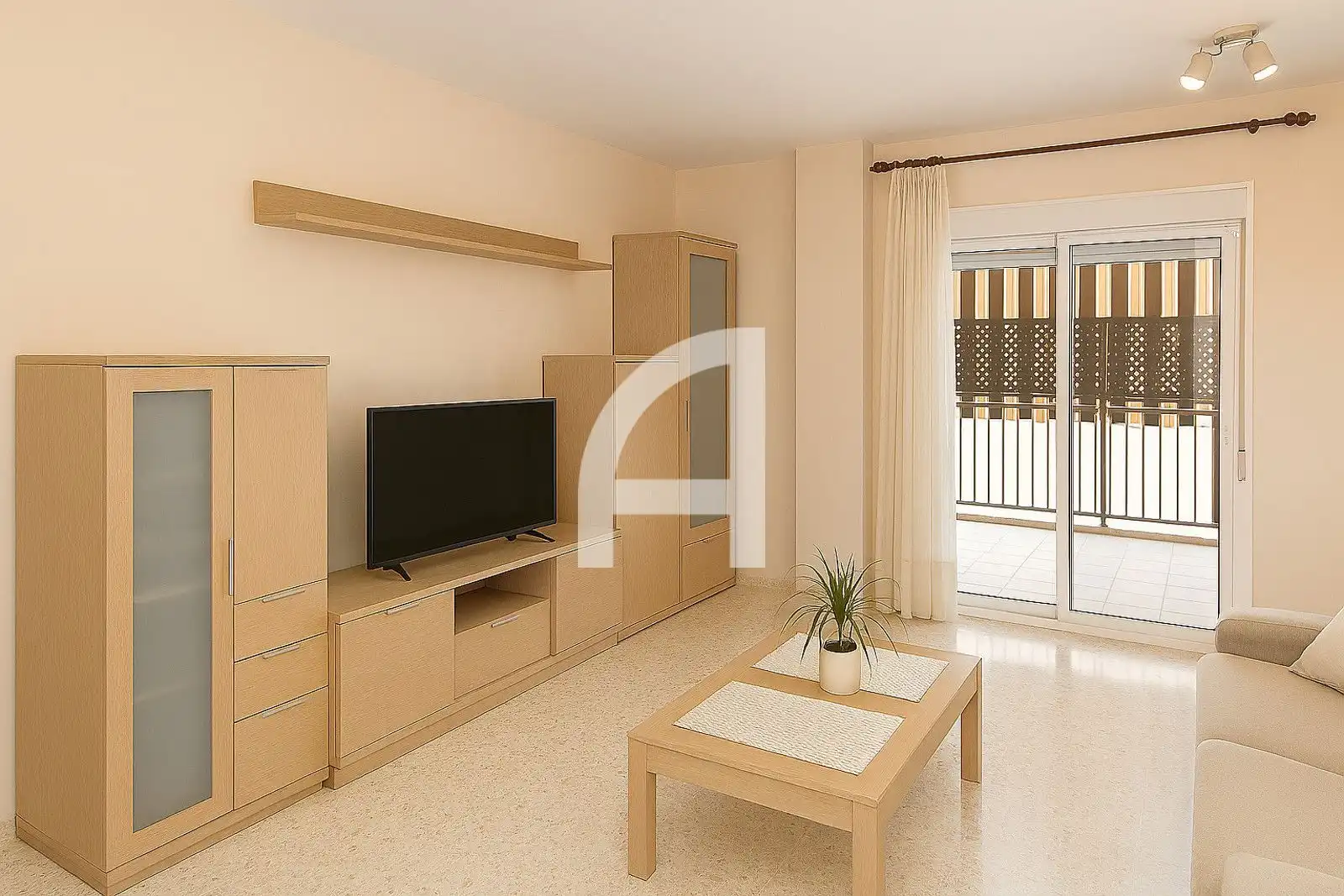 Sala d'estar de Àtic en venda en Mijas amb Aire condicionat, Calefacció i Terrassa