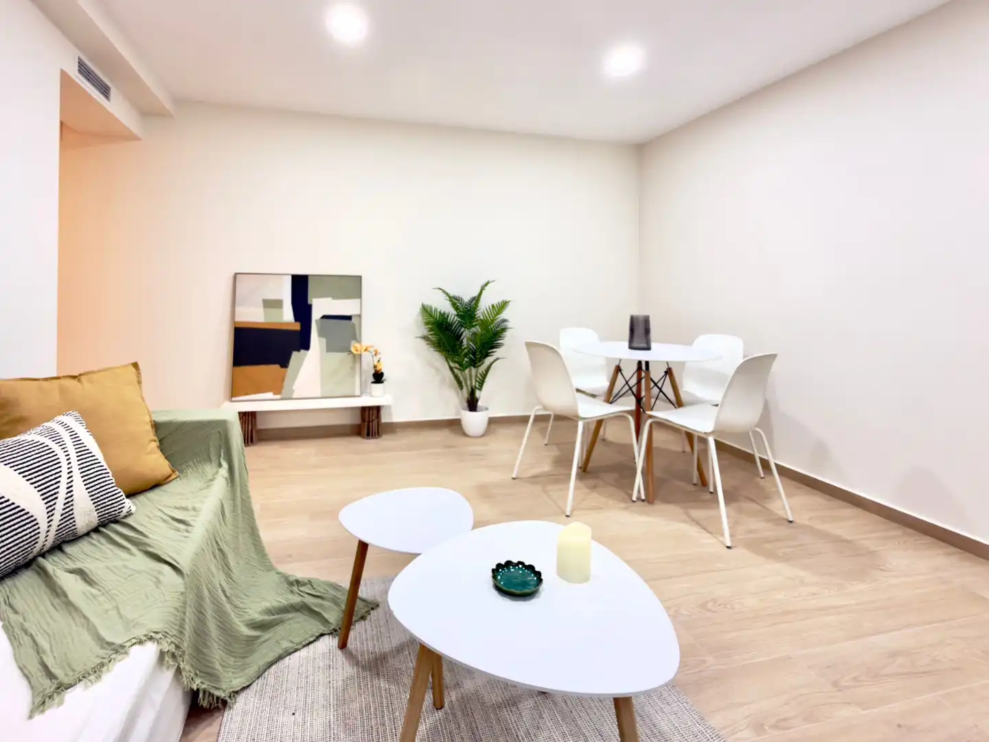 Sala d'estar de Pis en venda en Albacete amb Aire condicionat i Calefacció