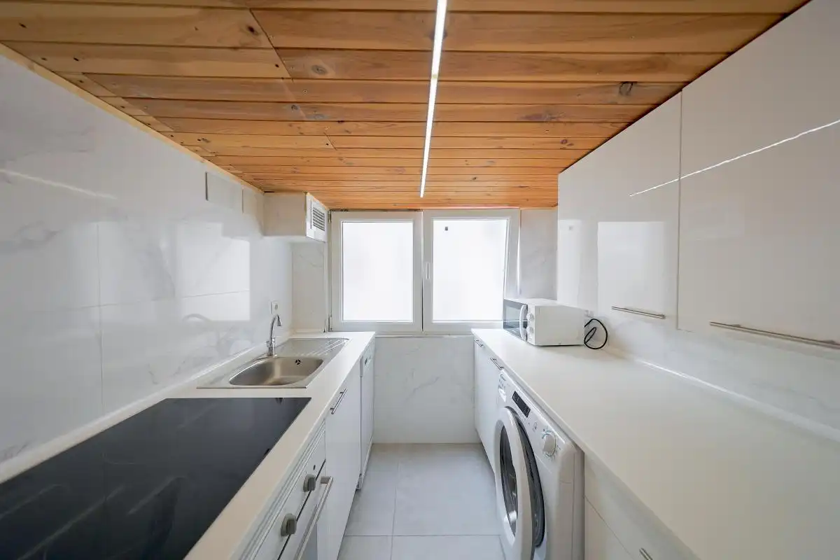 Kitchen of Duplexes for rent in Madrid  with Heating and Furnished