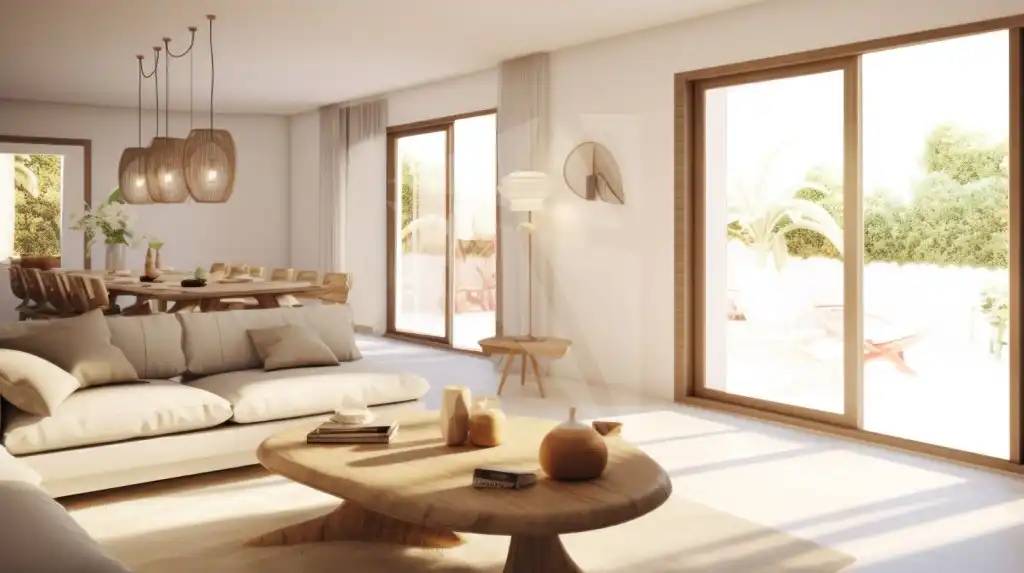 Sala de estar de Apartamento en venta en Pollença con Aire acondicionado, Jardín privado y Terraza