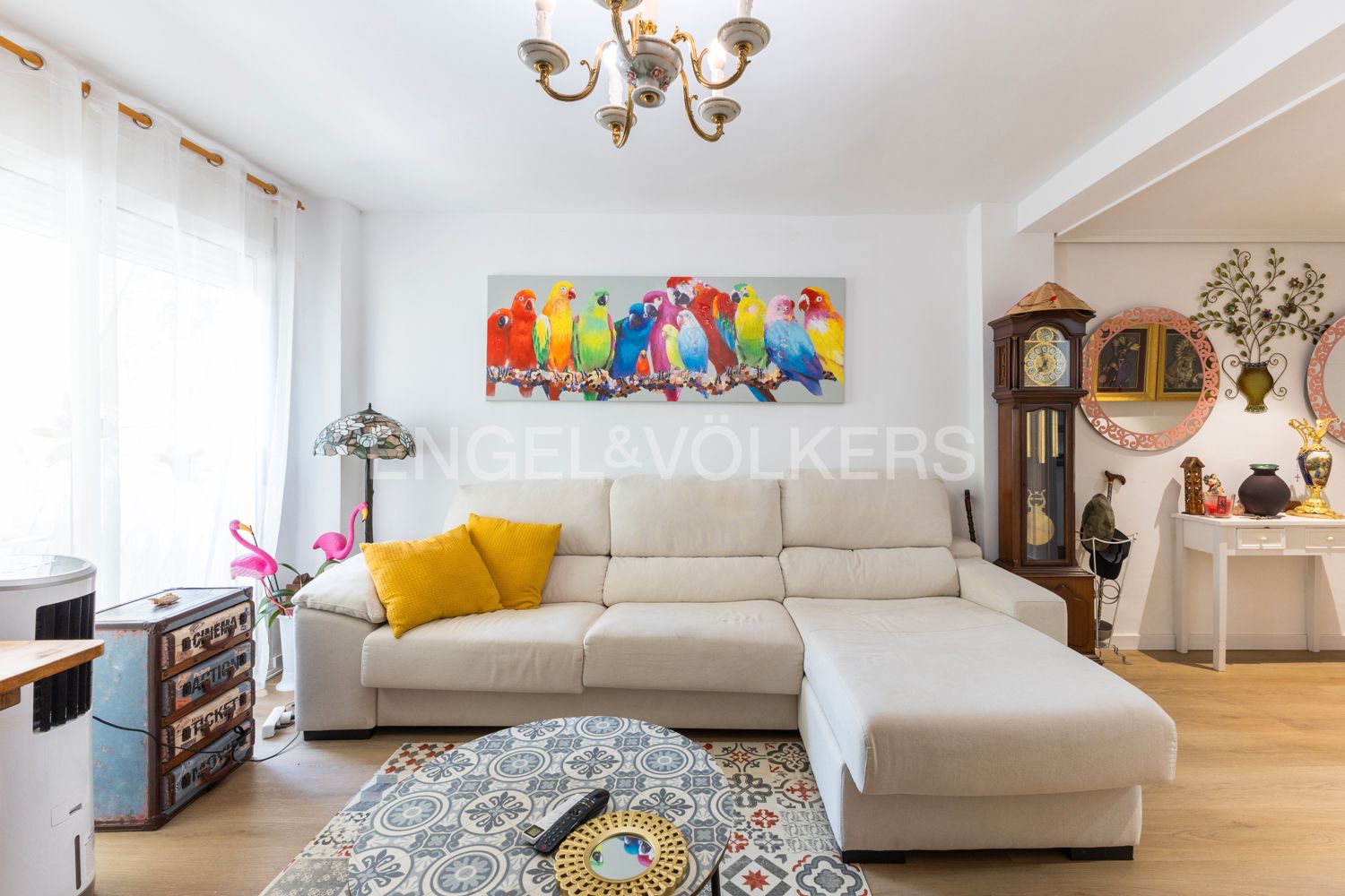 Sala d'estar de Apartament en venda en  Valencia Capital amb Aire condicionat, Calefacció i Moblat