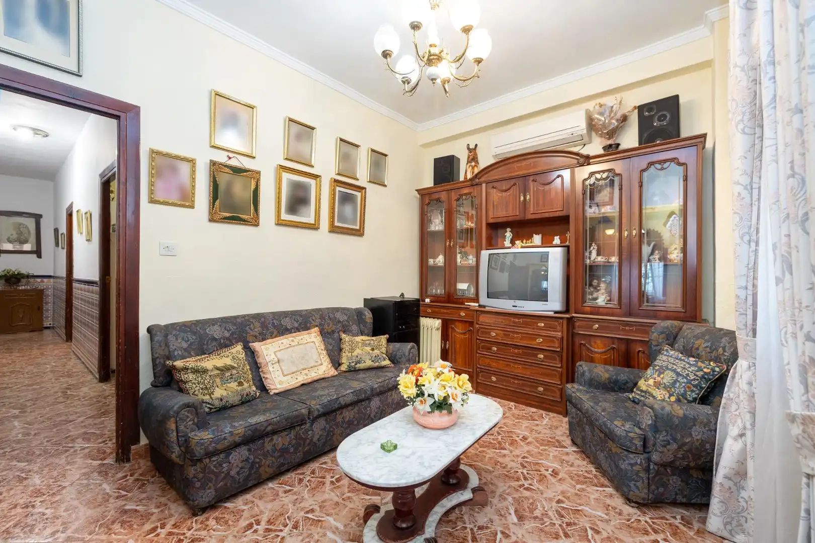 Sala de estar de Casa o chalet en venta en Atarfe con Aire acondicionado y Amueblado