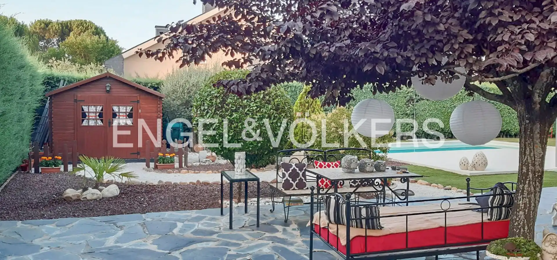 Terrassa de Casa o xalet en venda en Galapagar amb Calefacció, Jardí privat i Terrassa