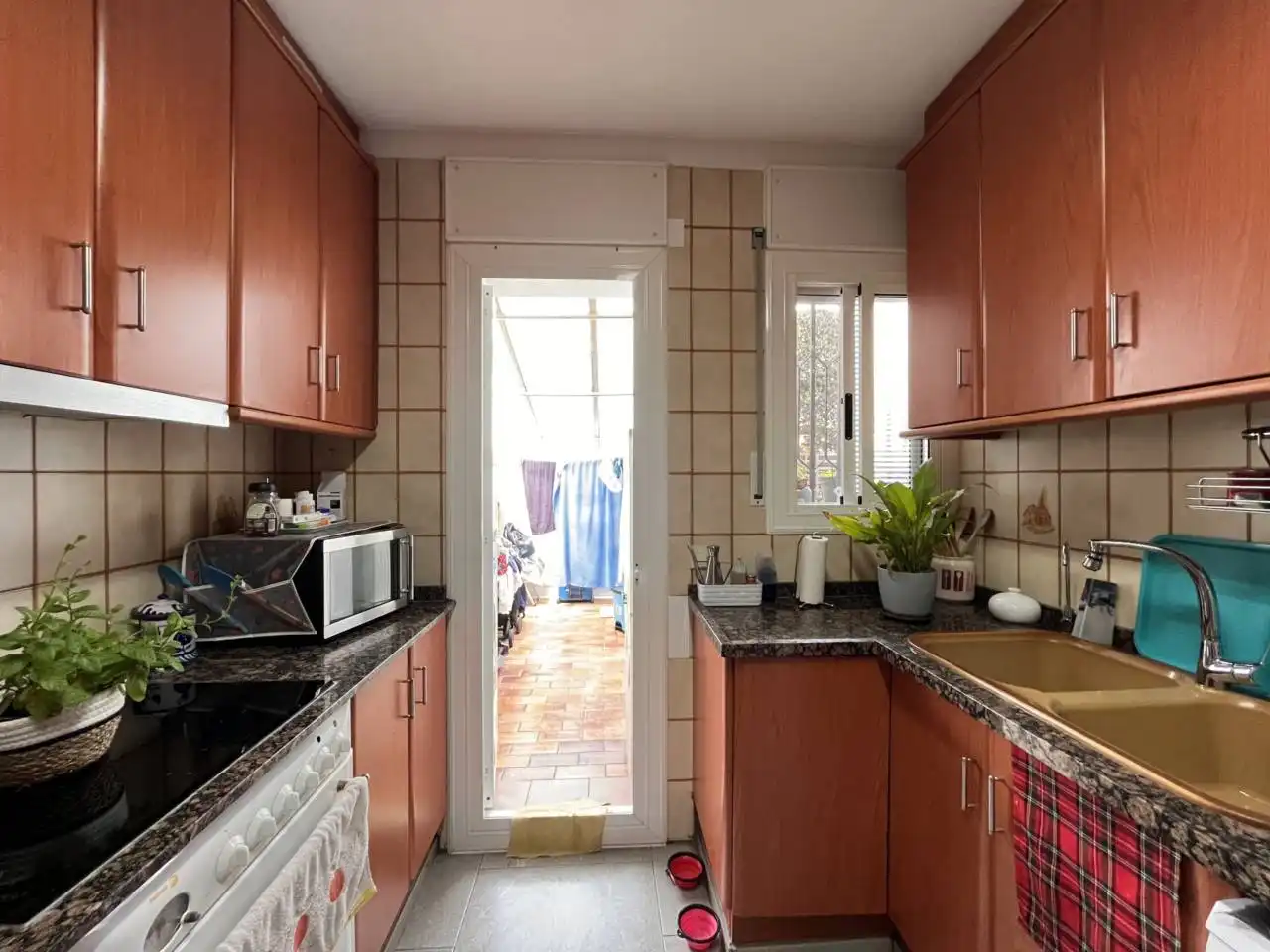 Cocina de Casa adosada en venta en Caldes de Montbui con Aire acondicionado, Calefacción y Terraza