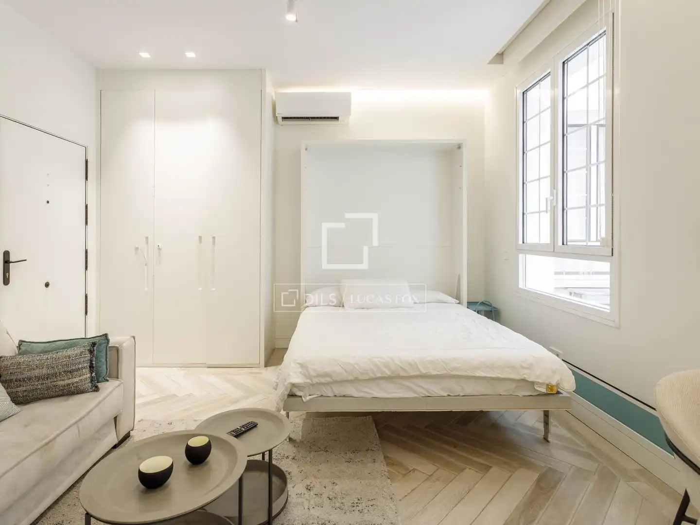 Habitación de Loft de alquiler en Madrid con Aire acondicionado, Calefacción y Amueblado
