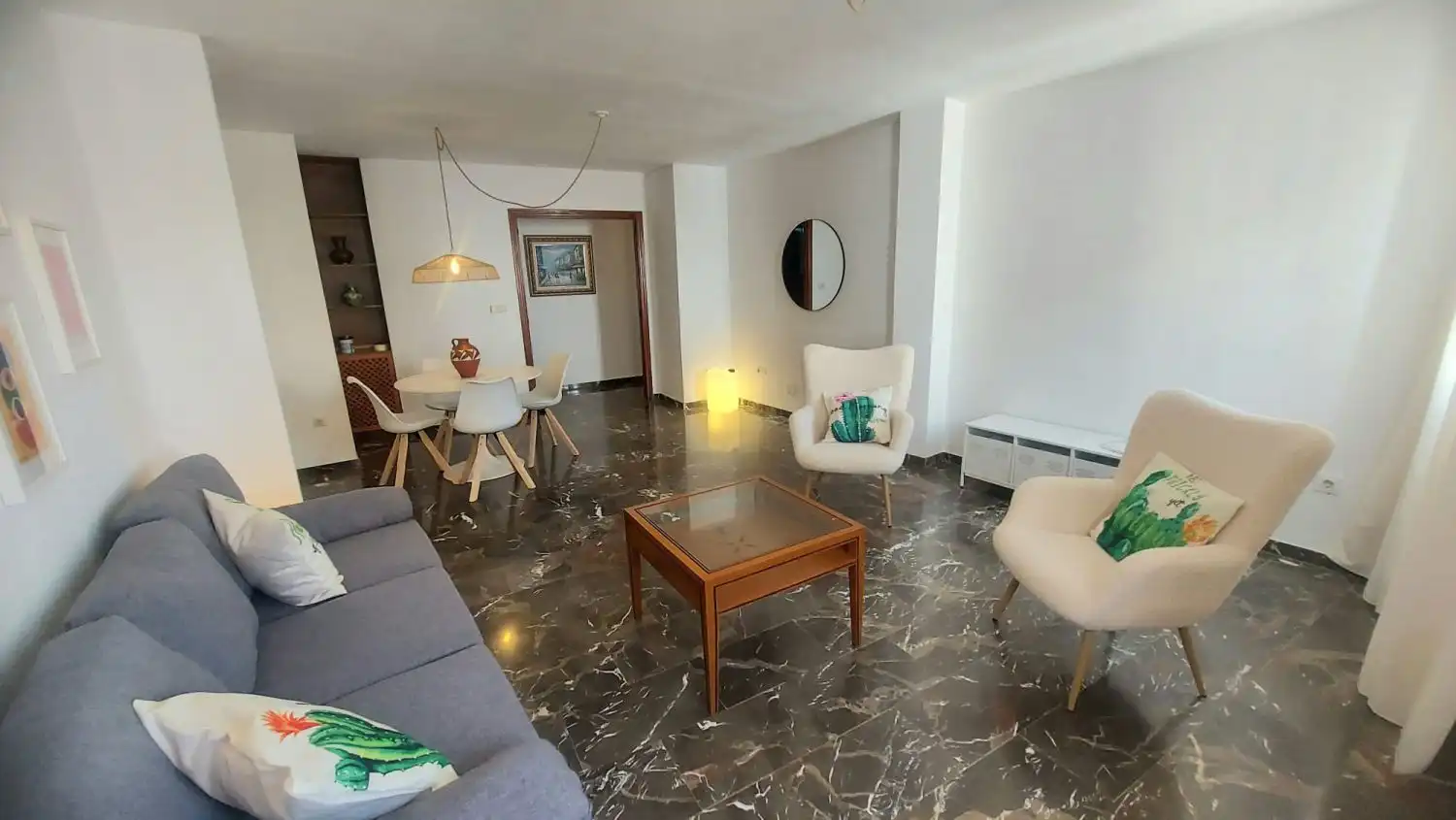 Sala d'estar de Pis de lloguer en Jaén amb Aire condicionat, Calefacció i Terrassa