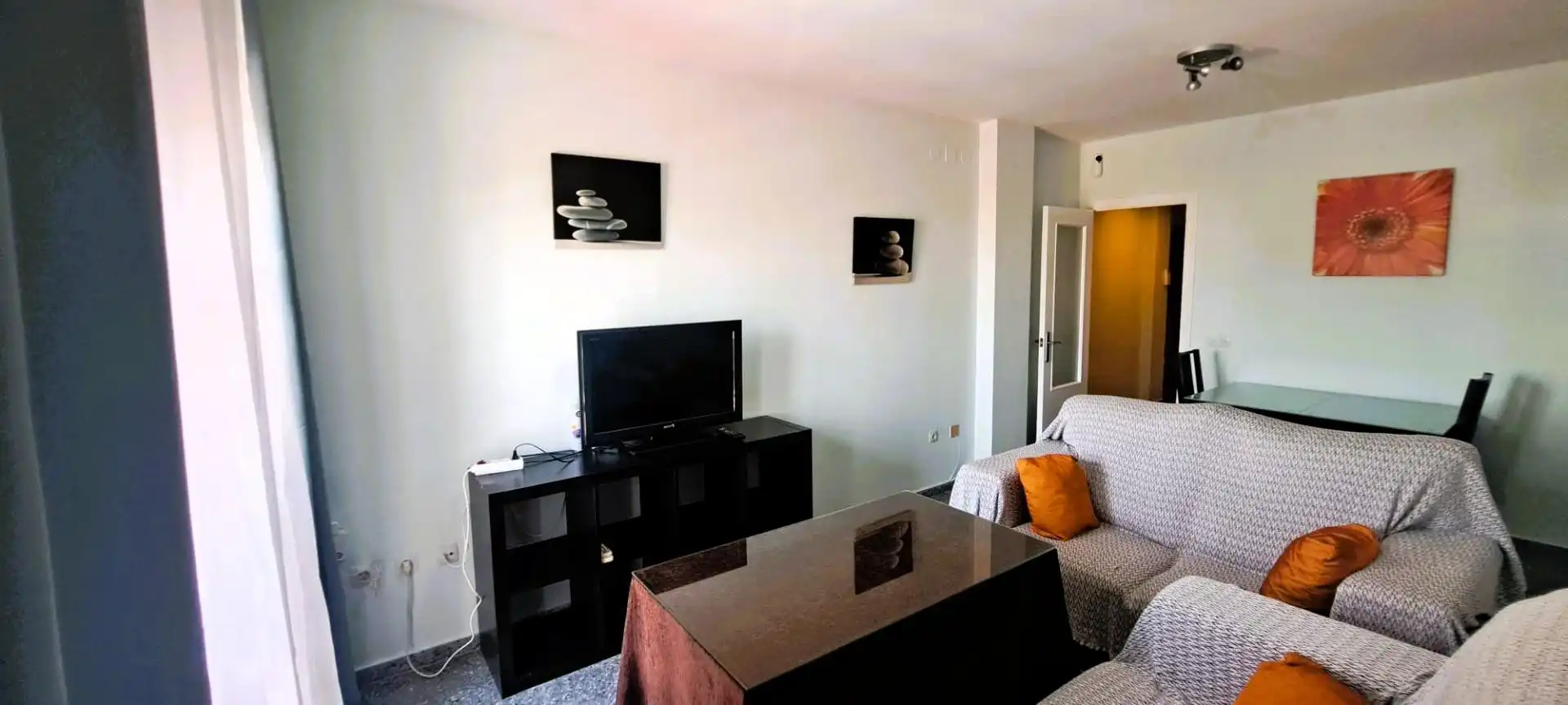 Living room of Flat for rent in Jerez de la Frontera  with Air Conditioner and Furnished