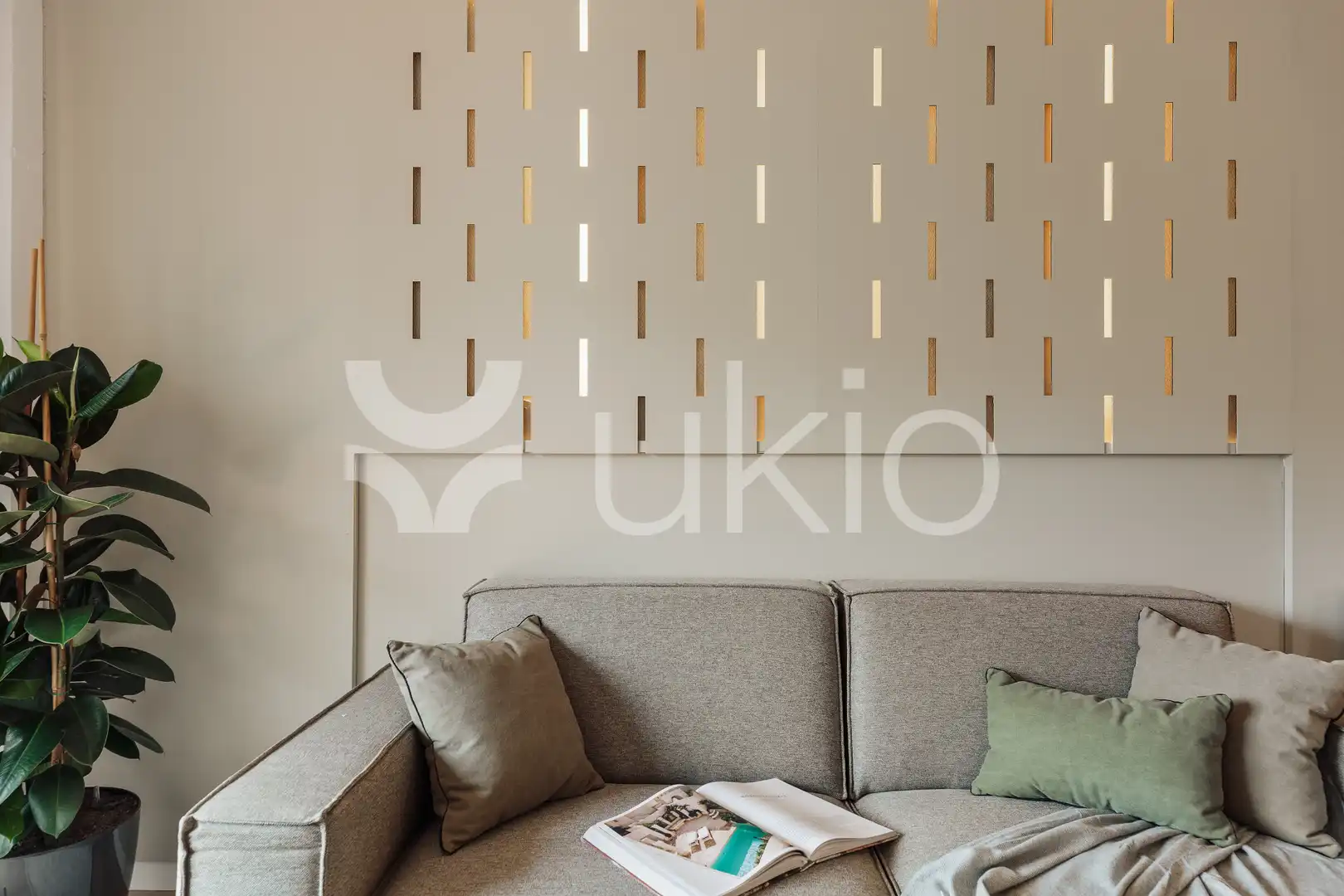 Living room of Apartments for rent in Barcelona  with Air Conditioner, Heating and Furnished