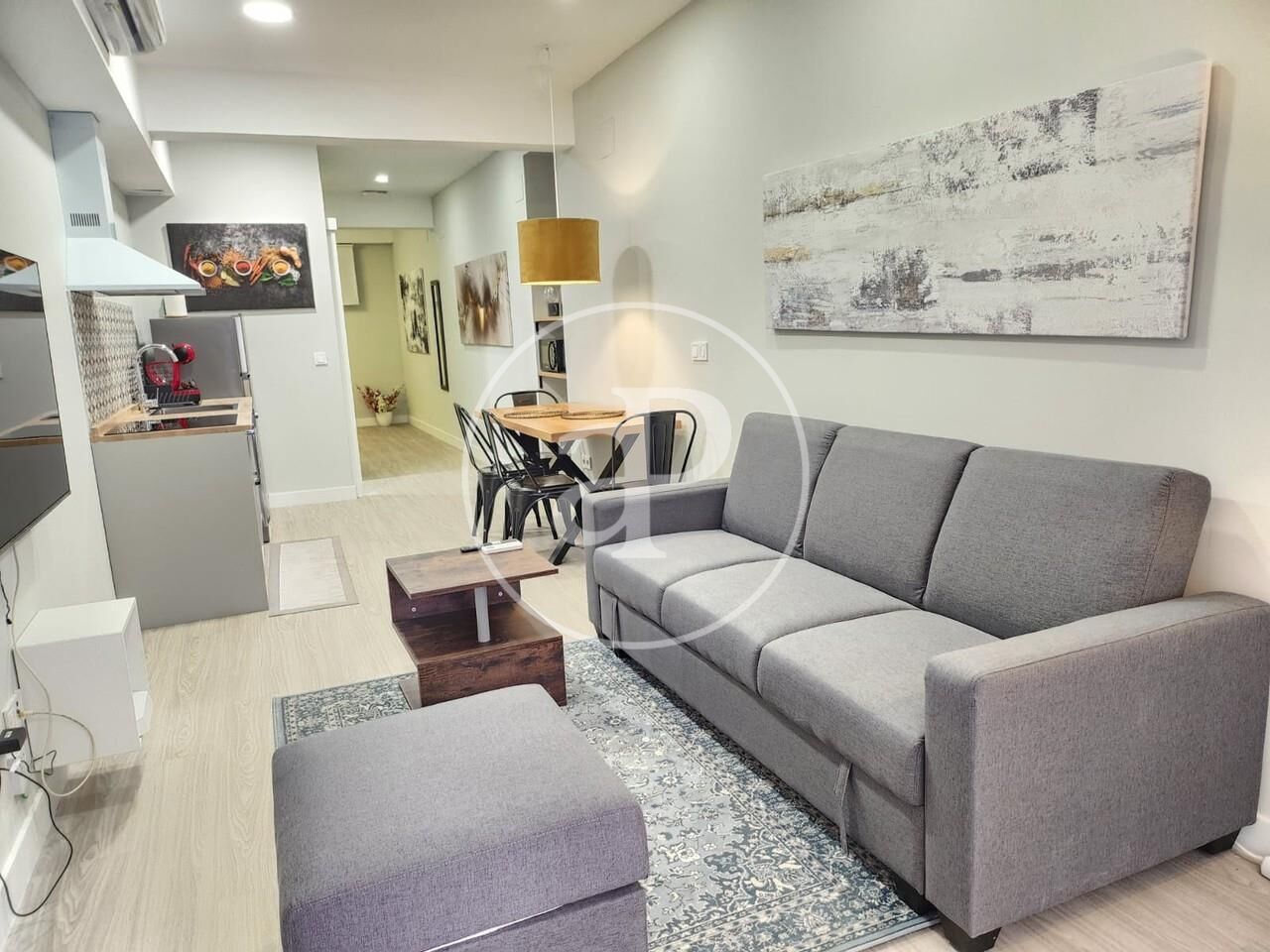 Living room of Loft for sale in  Valencia Capital  with Air Conditioner, Heating and Furnished