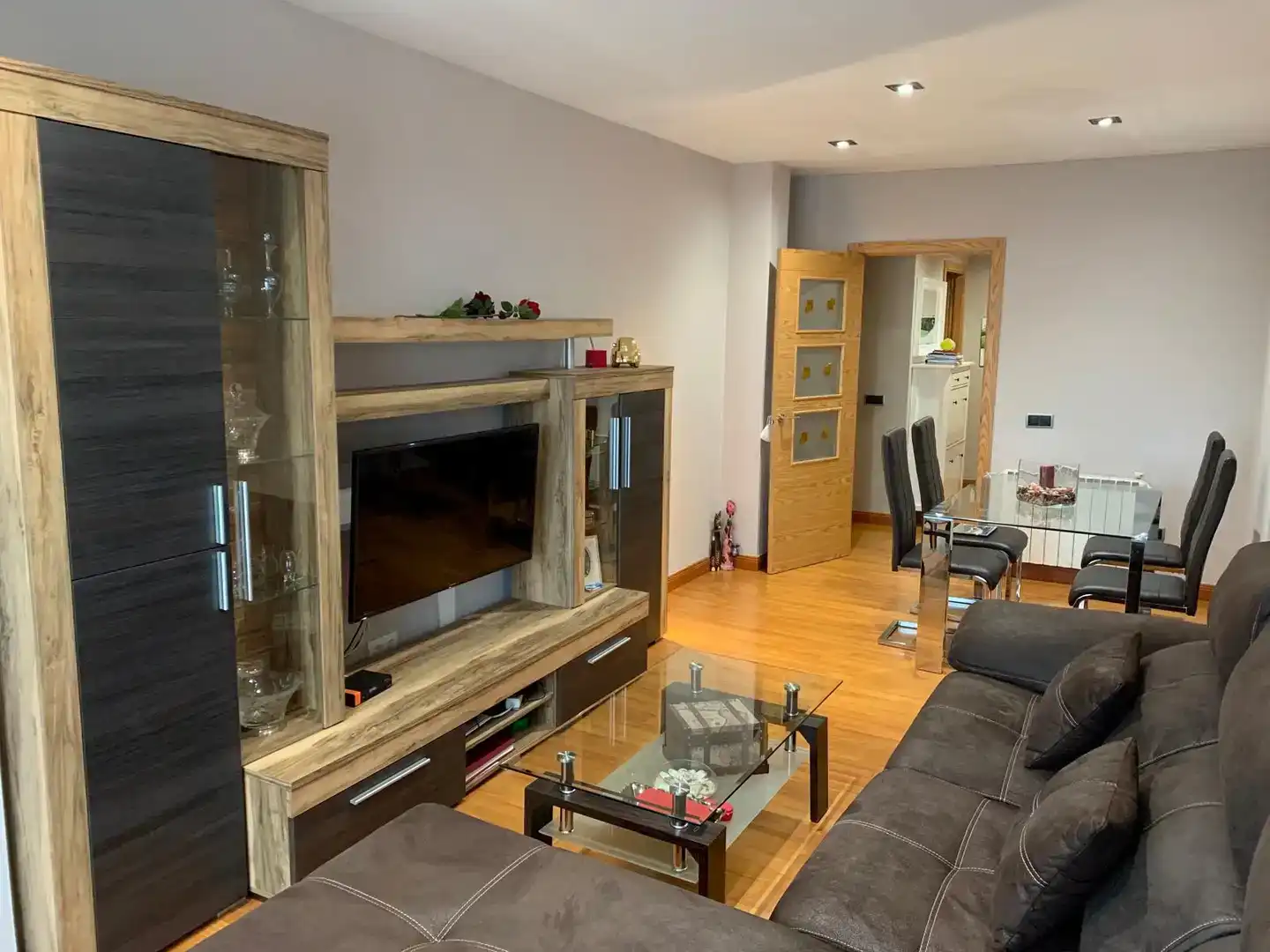 Sala de estar de Piso en venta en Plasencia con Aire acondicionado, Terraza y Balcón