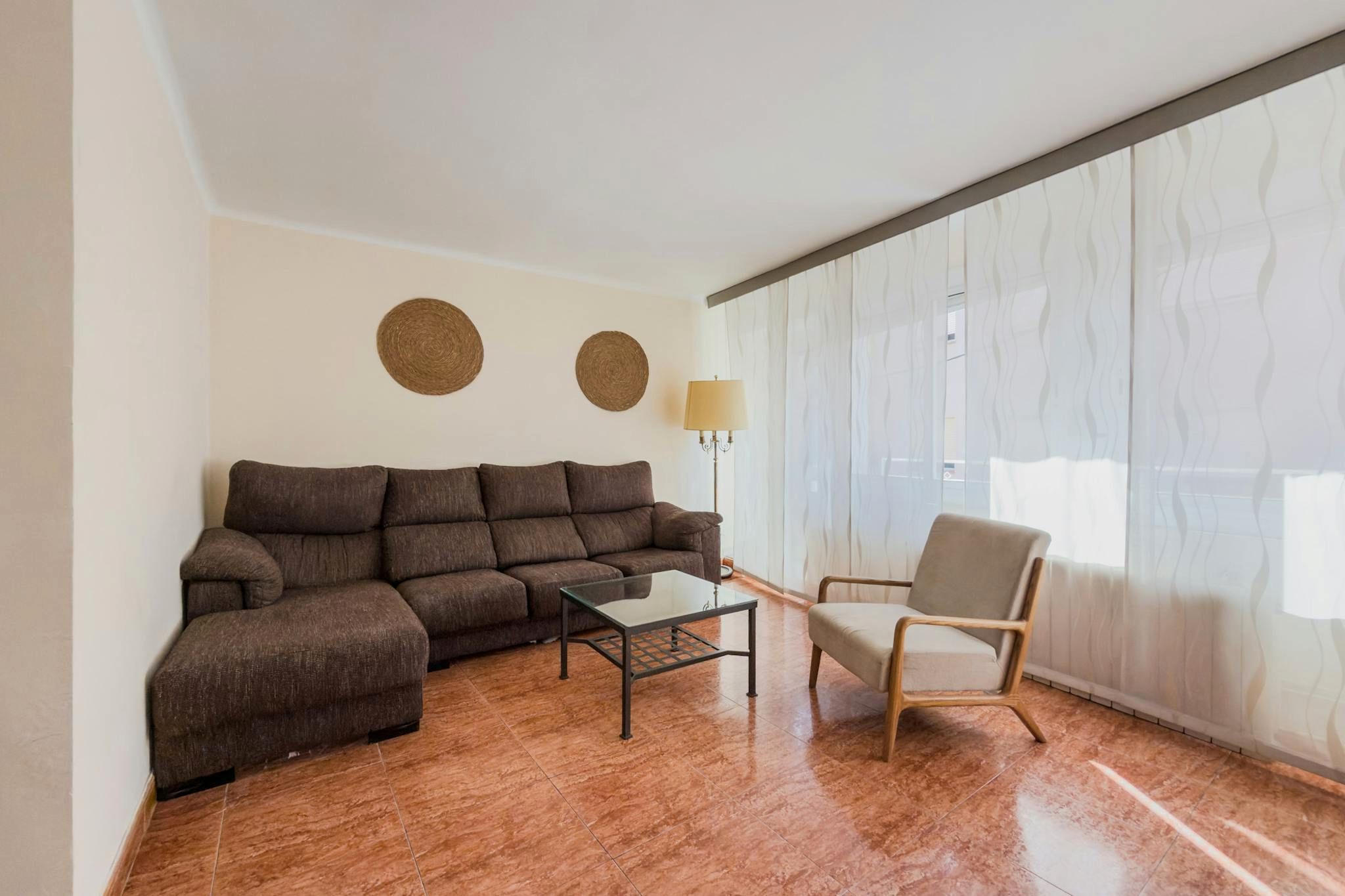 Living room of Flat to rent in  Barcelona Capital  with Air Conditioner, Heating and Furnished