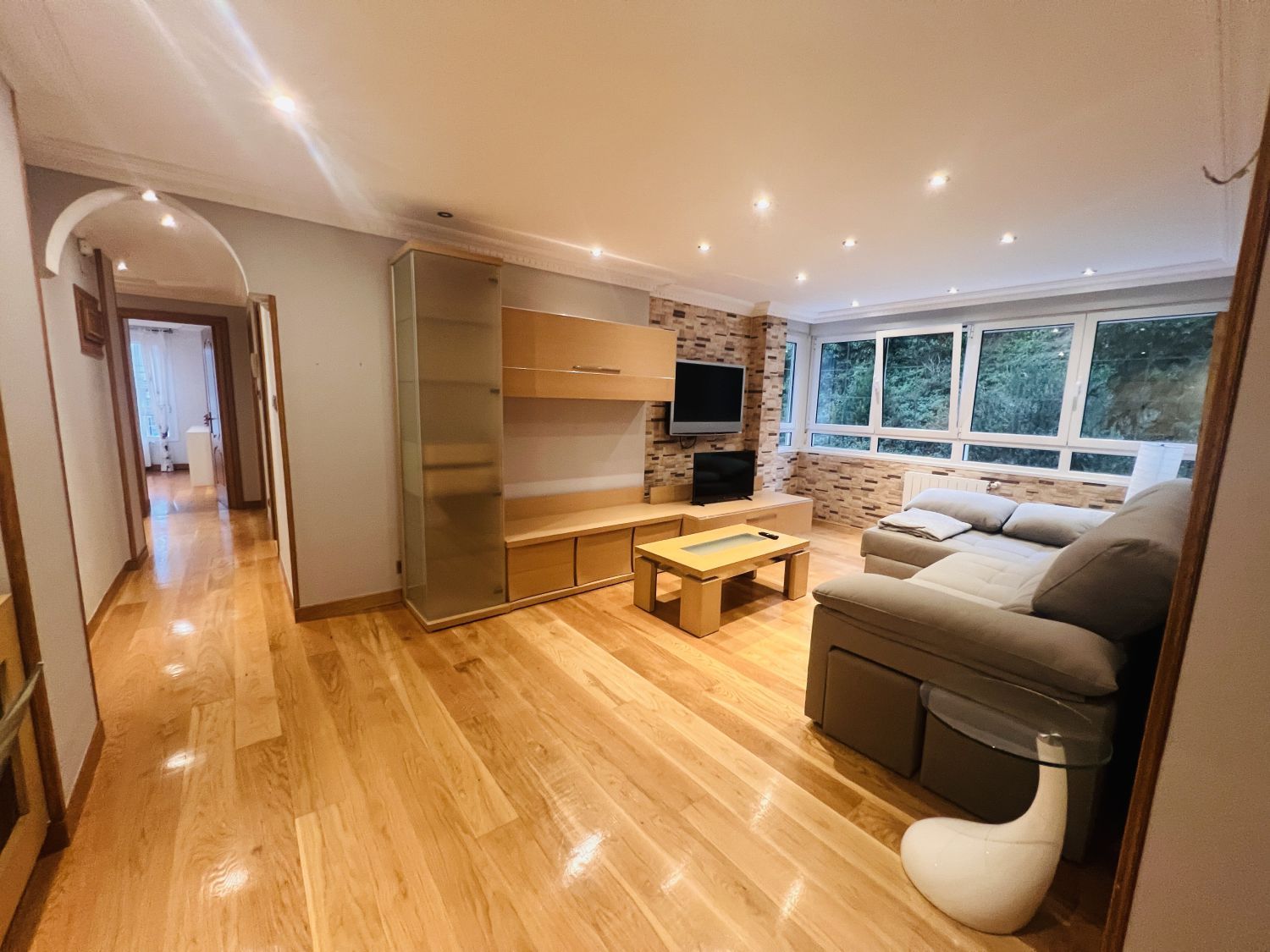 Living room of Flat to rent in Laredo  with Heating, Furnished and Balcony