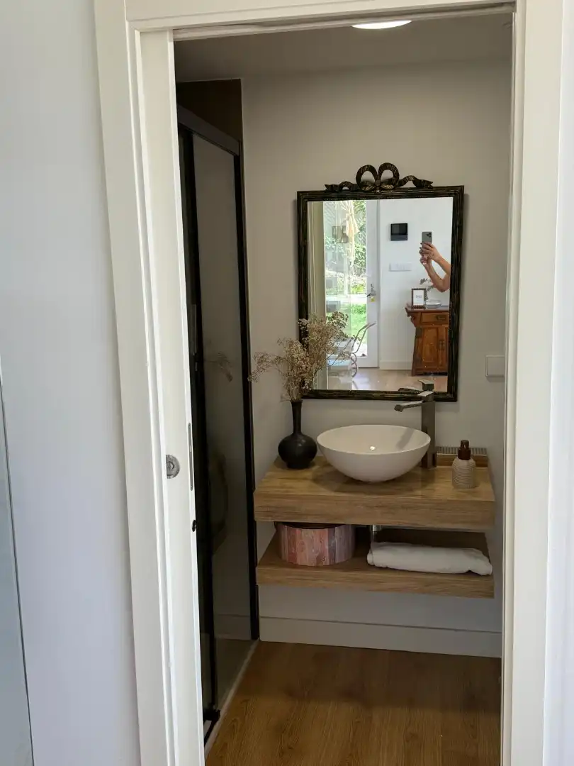 Baño de Casa o chalet de alquiler en Moaña con Aire acondicionado, Calefacción y Jardín privado