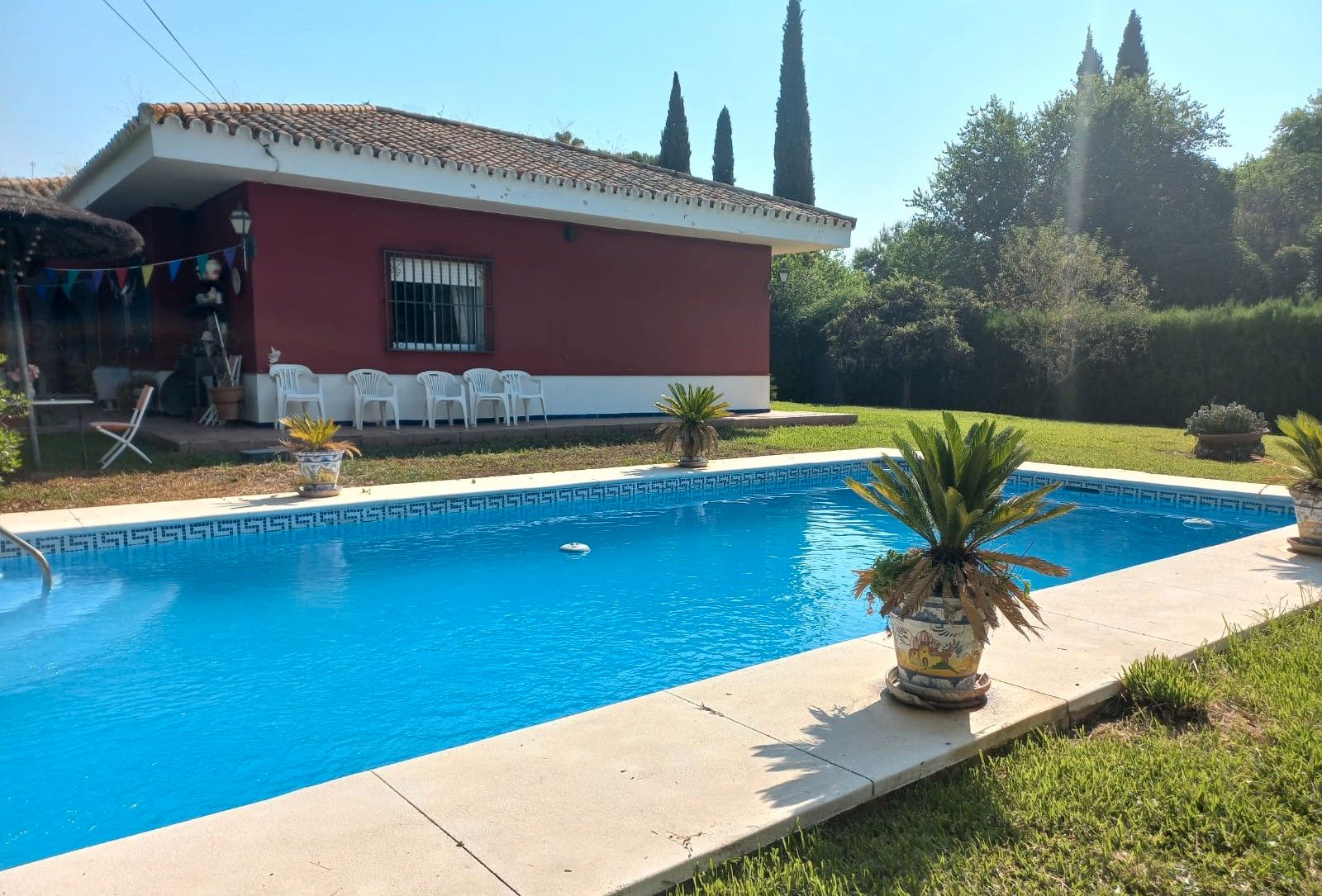 Garden of House or chalet for sale in Valencina de la Concepción  with Air Conditioner, Private garden and Storage room