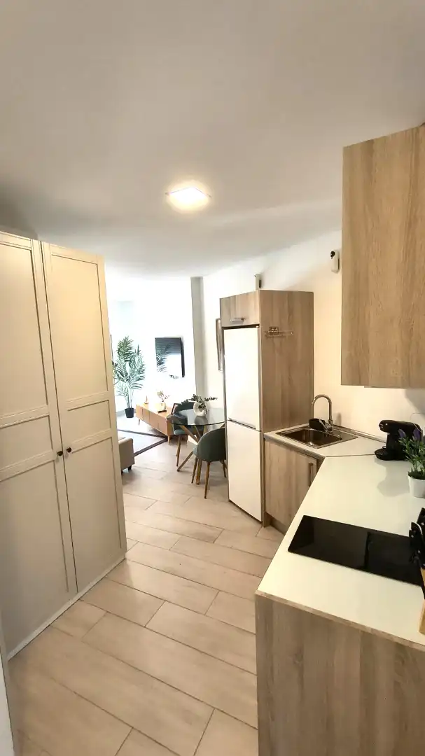 Küche von Wohnung zur Miete in Madrid mit Klimaanlage, Heizung und Möbliert