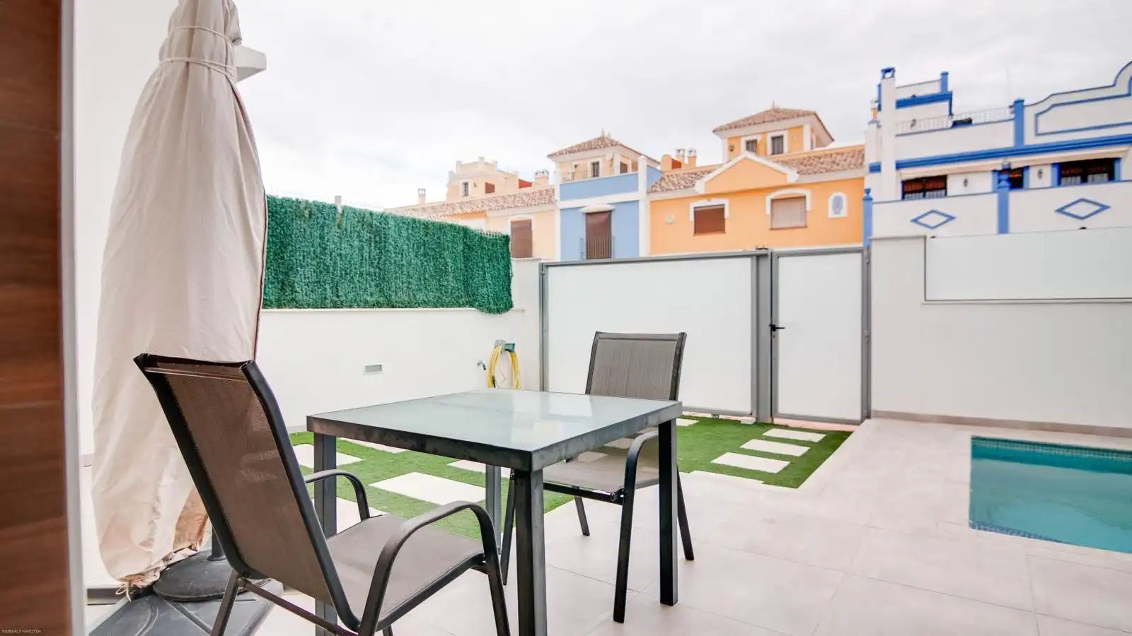 Terrassa de Casa o xalet en venda en San Javier amb Aire condicionat, Calefacció i Jardí privat