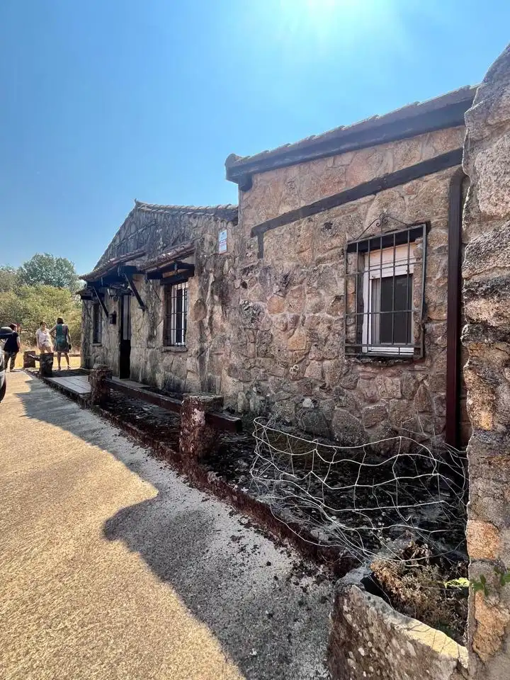 Vista exterior de Finca rústica en venta en Cabrero con Jardín privado y Piscina