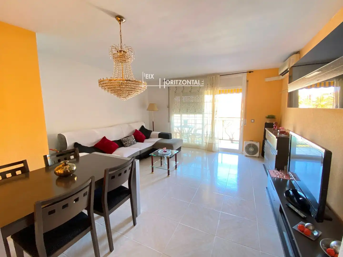 Wohnzimmer von Wohnung zur Miete in Barberà del Vallès mit Klimaanlage, Heizung und Terrasse