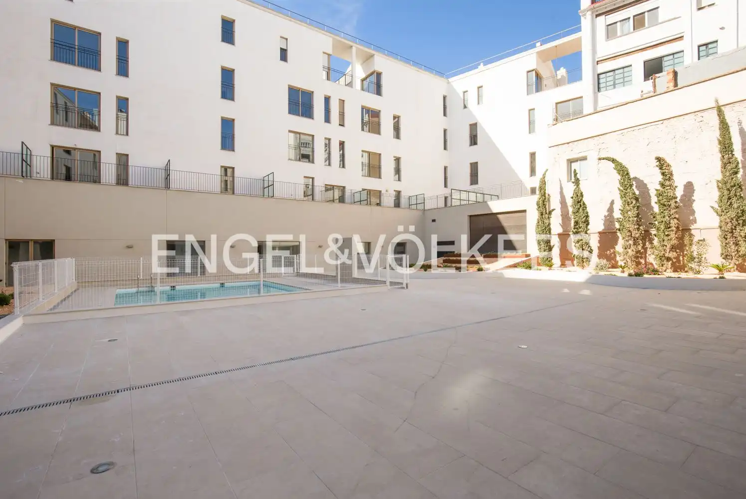 Terraza de Piso de alquiler en Valencia con Aire acondicionado, Calefacción y Jardín privado