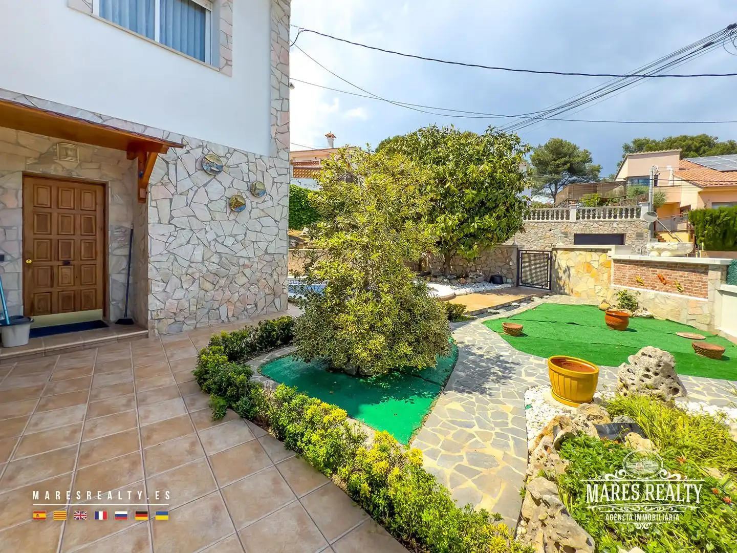 Garden of Houses for sale in Lloret de Mar  with Air Conditioner, Heating and Private garden