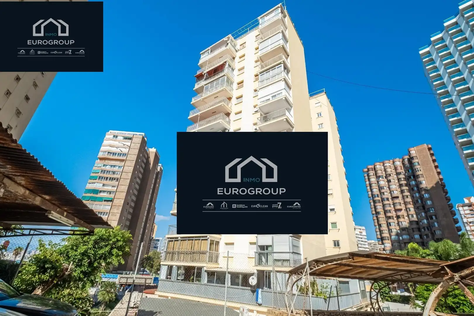 Exterior view of Apartments for rent in Benidorm  with Air Conditioner, Heating and Private garden