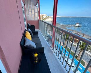 Terrace of Flat for sale in San Pedro del Pinatar  with Air Conditioner, Heating and Furnished