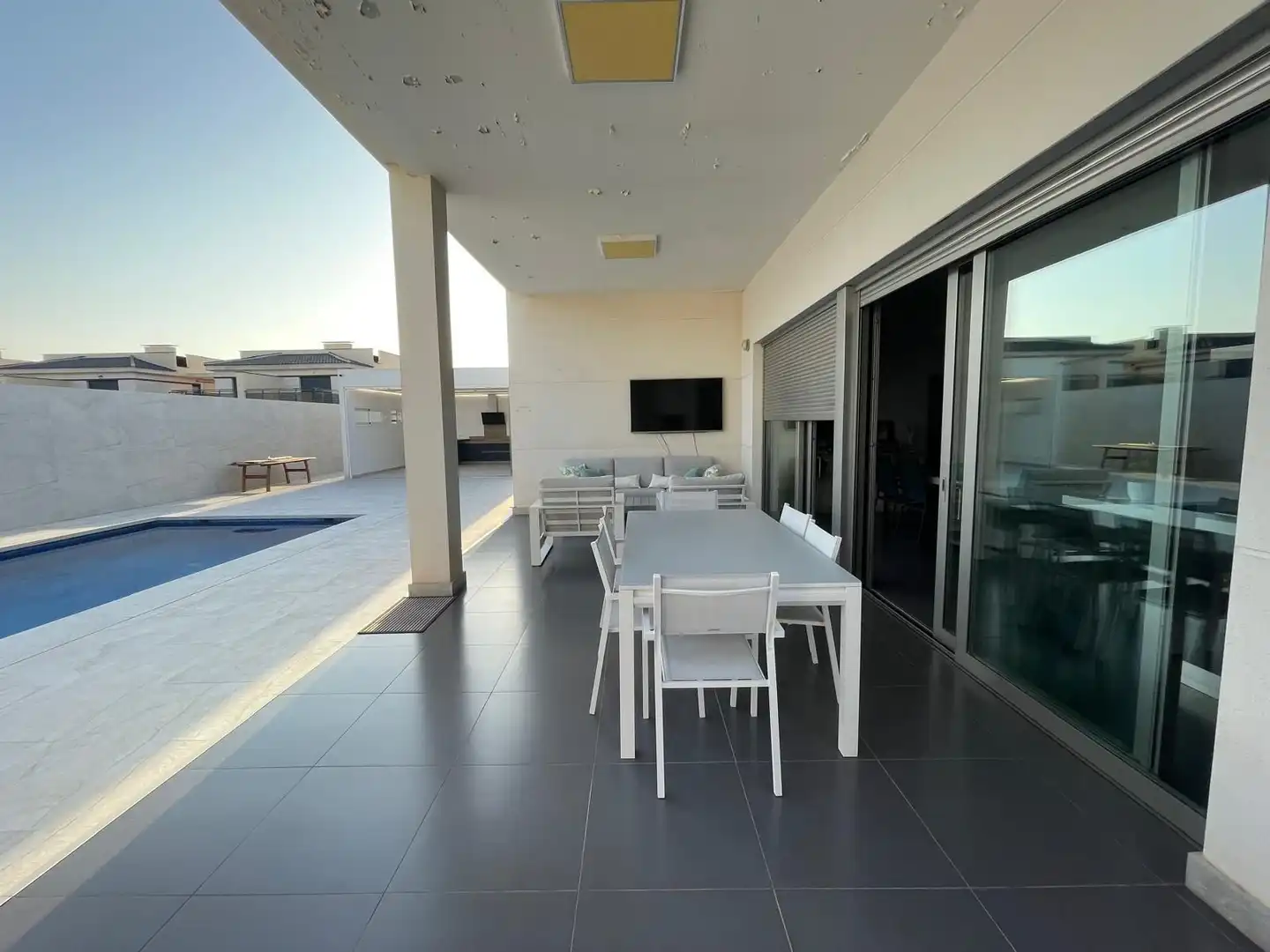 Terrace of Houses for sale in Mutxamel  with Air Conditioner, Private garden and Storage room