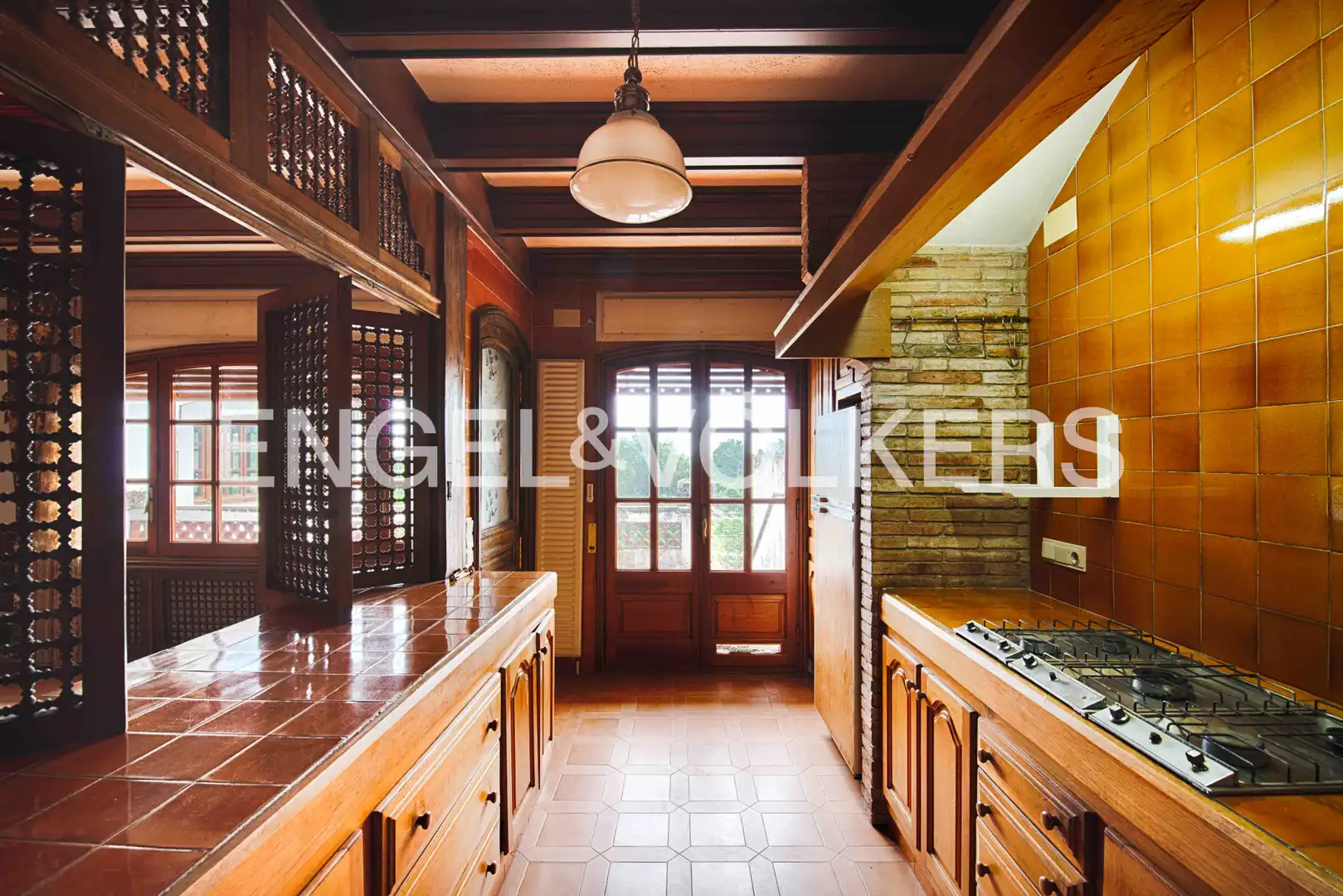 Cocina de Casa adosada en venta en Ordis con Calefacción, Jardín privado y Terraza