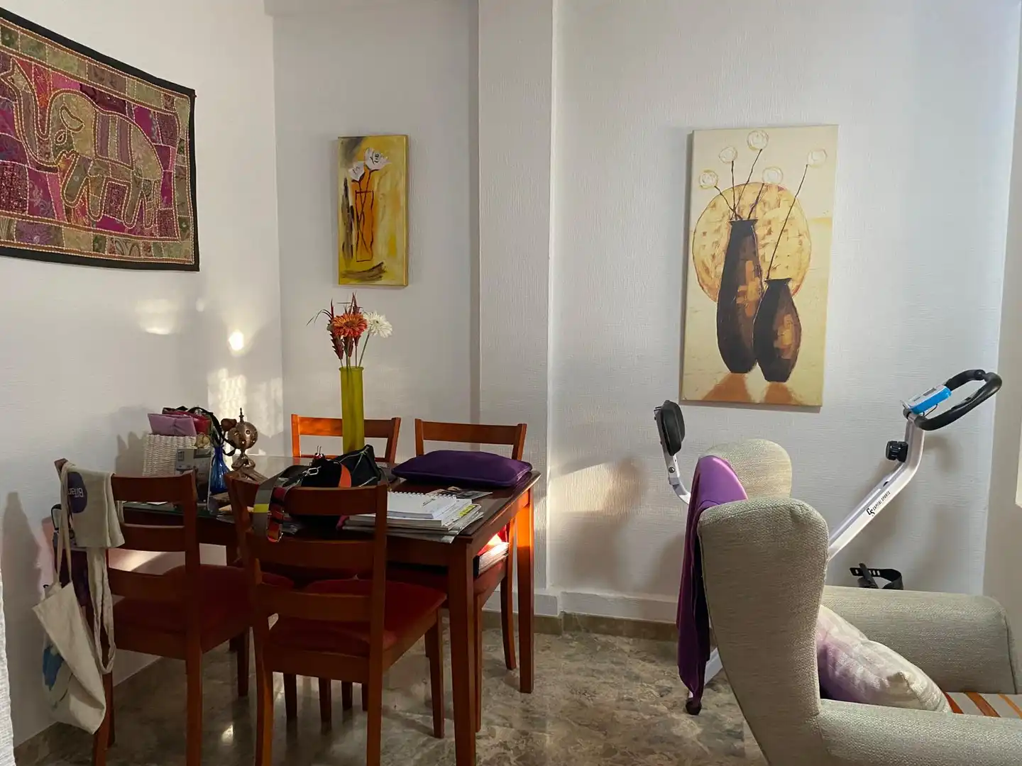 Dining room of Flat for rent in Córdoba  with Air Conditioner, Heating and Furnished