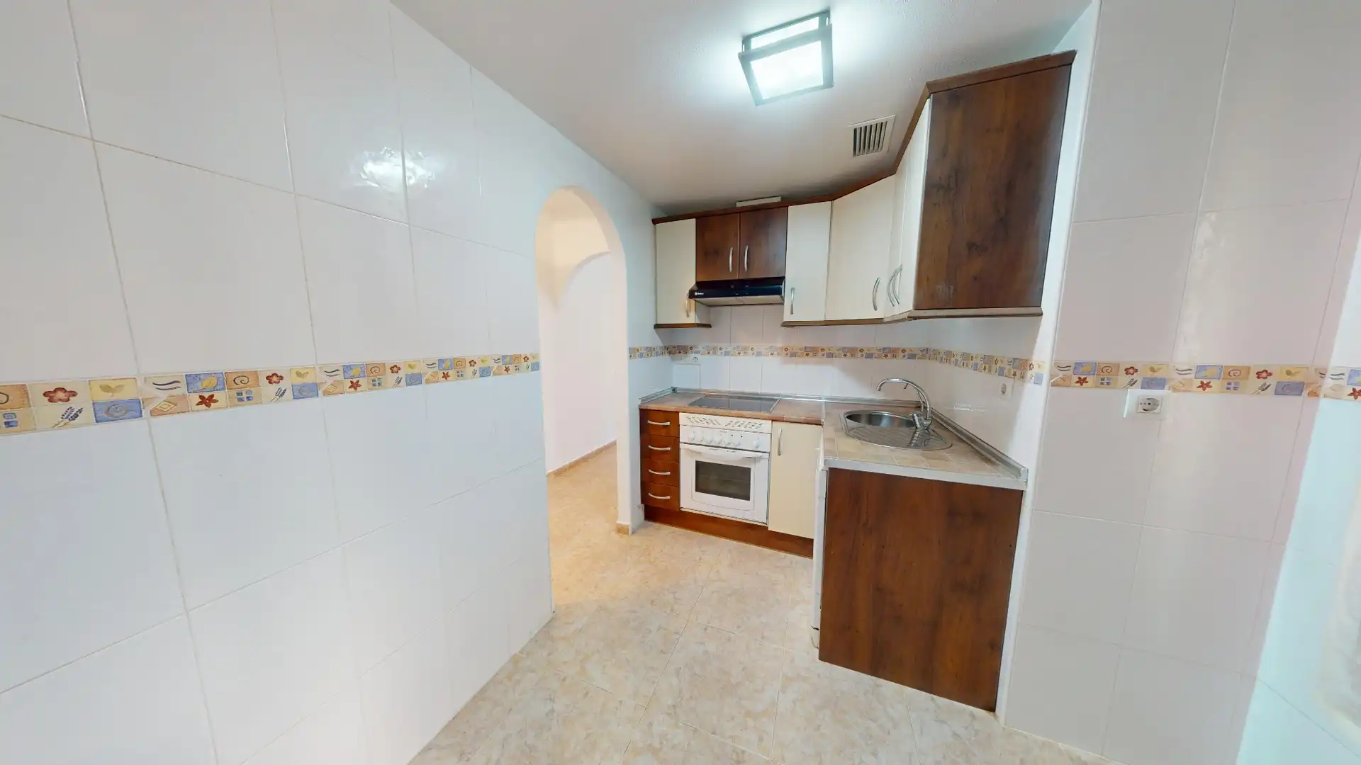 Cocina de Piso en venta en Los Alcázares con Aire acondicionado, Terraza y Amueblado