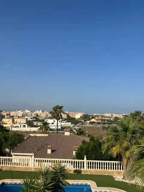Vista exterior de Casa o chalet en venta en Mutxamel con Aire acondicionado, Calefacción y Jardín privado