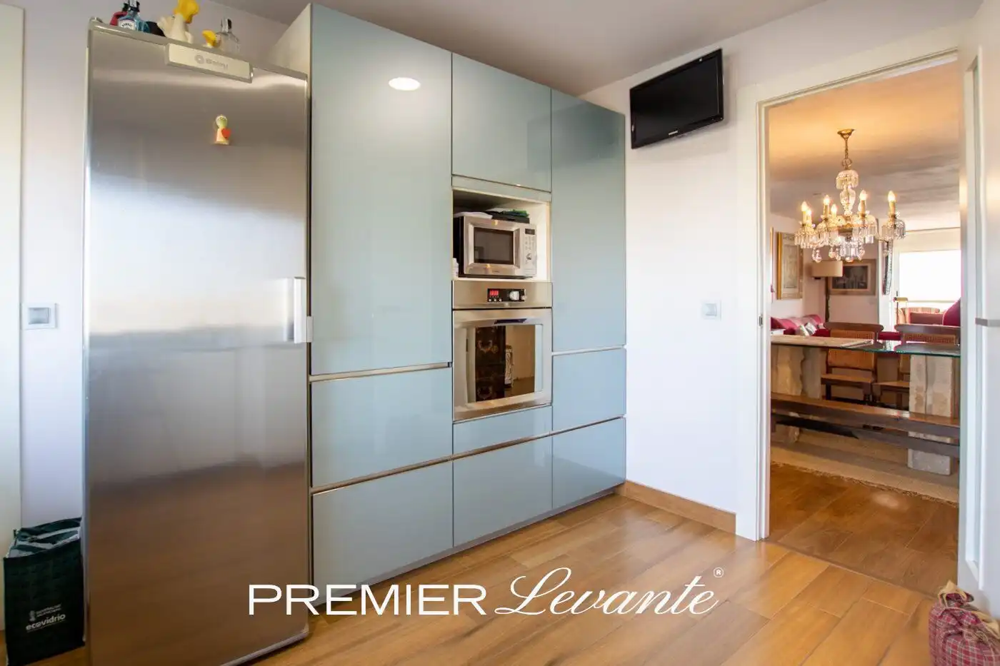 Cocina de Piso en venta en Alicante / Alacant con Aire acondicionado, Calefacción y Jardín privado