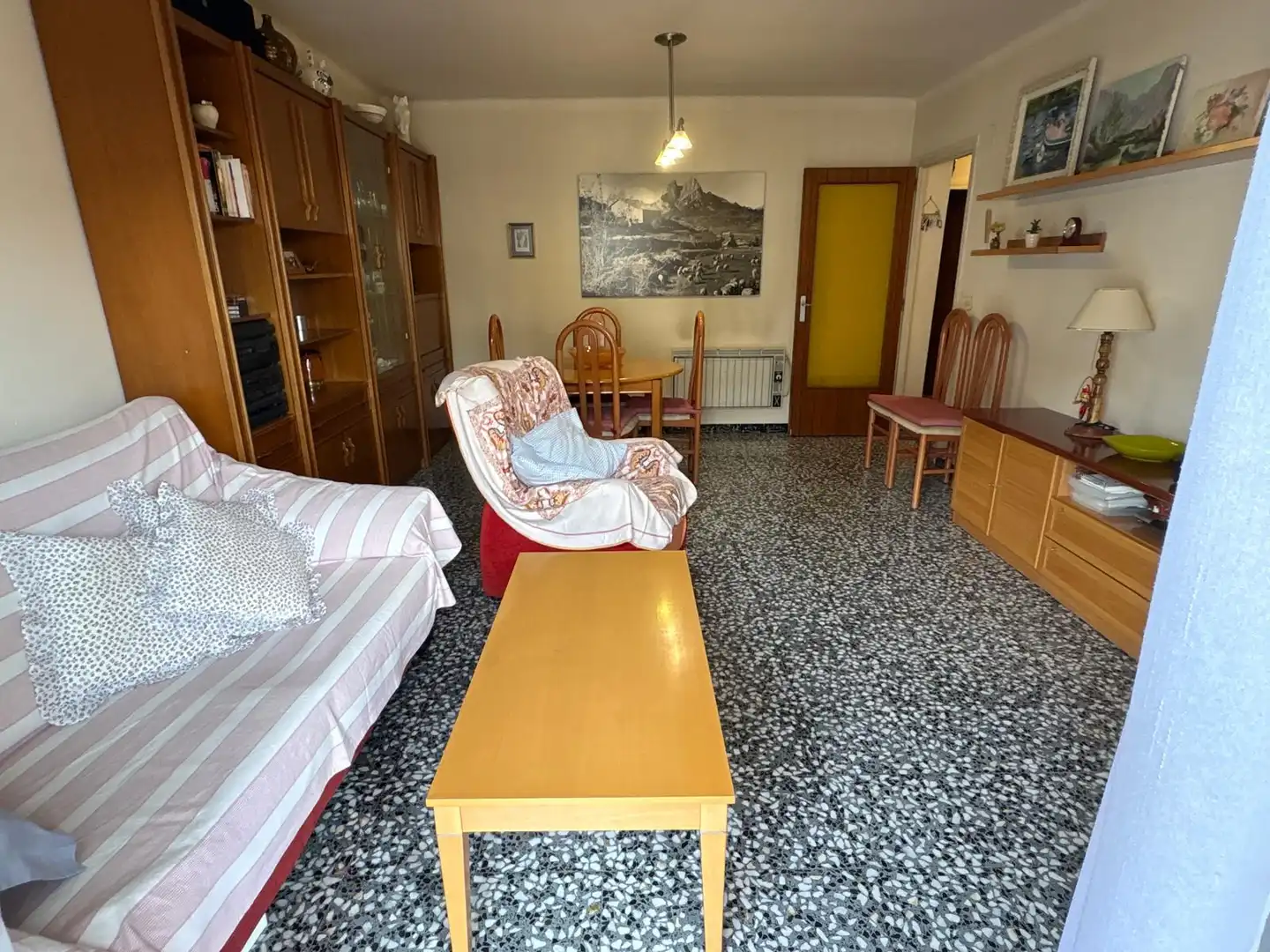 Living room of Flat for sale in Solsona  with Furnished and Balcony