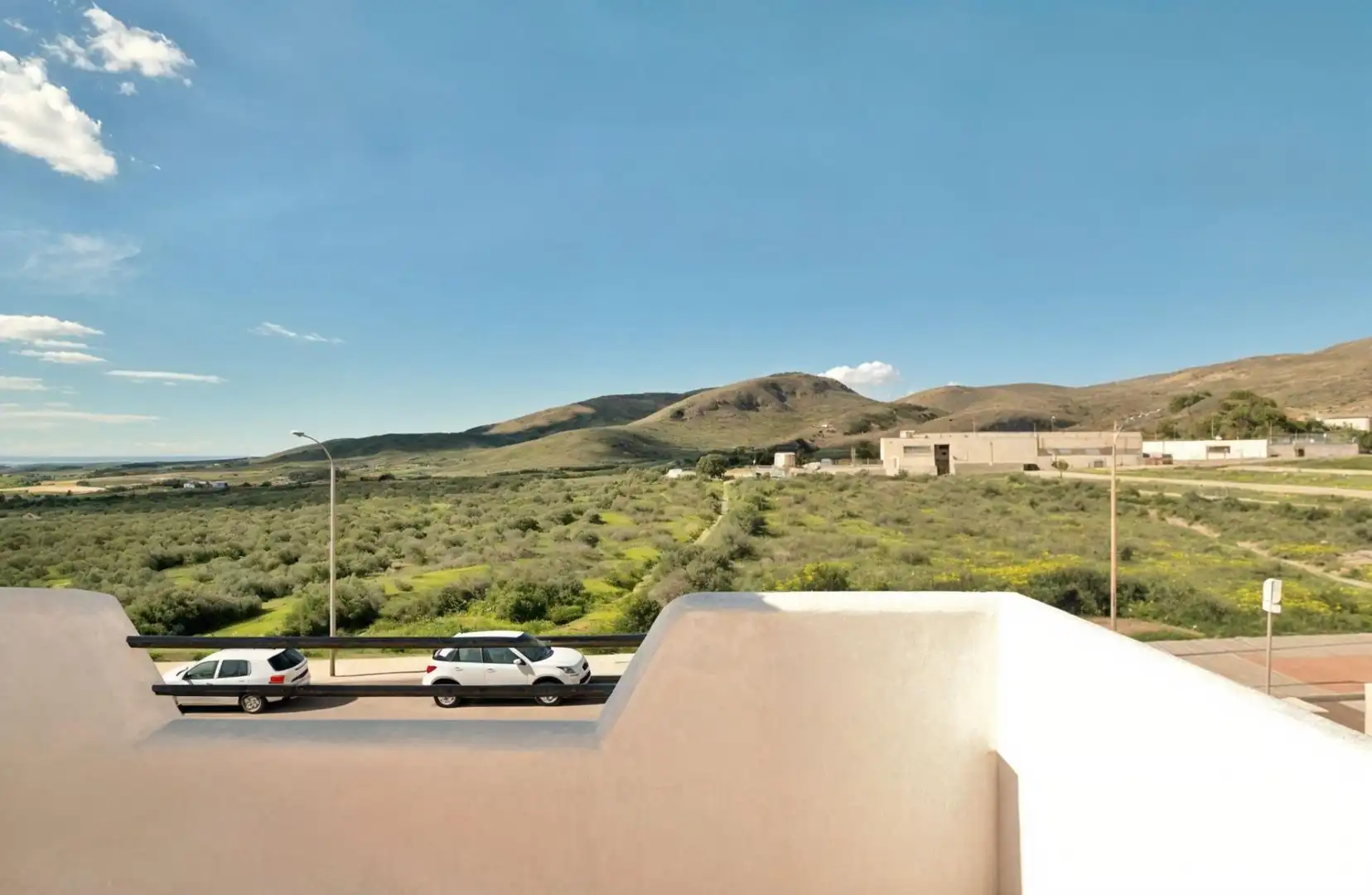 Vista exterior de Casa adosada en venta en Níjar con Aire acondicionado, Calefacción y Jardín privado