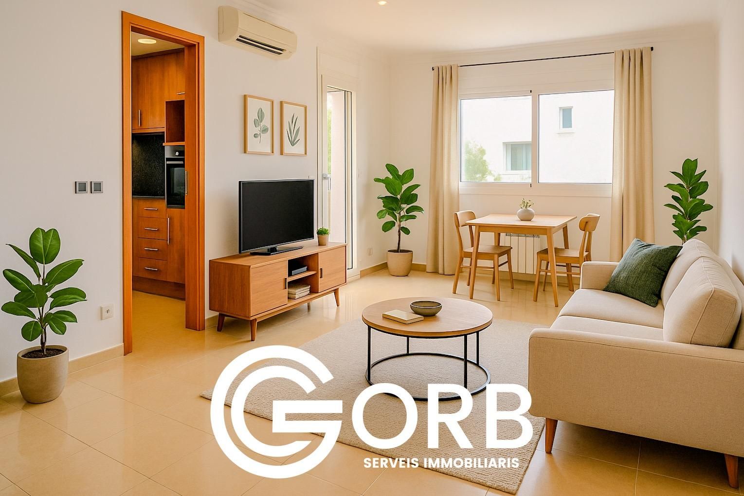 Sala d'estar de Pis en venda en Mataró amb Aire condicionat, Calefacció i Terrassa