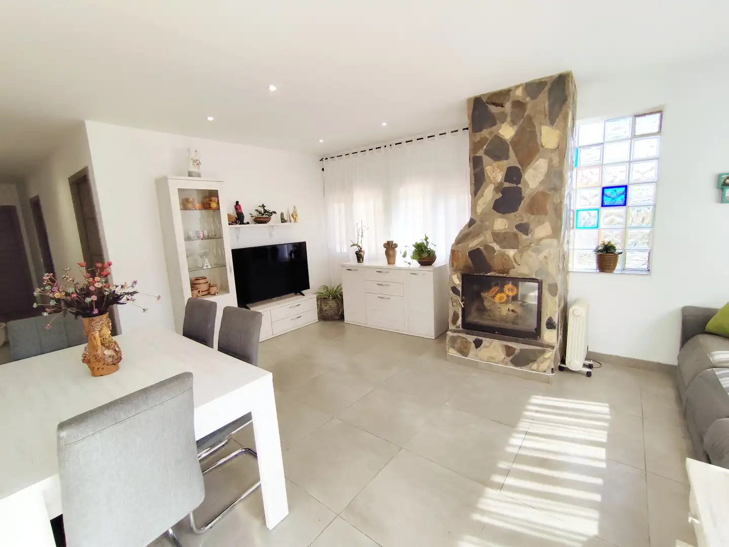 Sala de estar de Casa o chalet en venta en Piera con Jardín privado, Terraza y Trastero