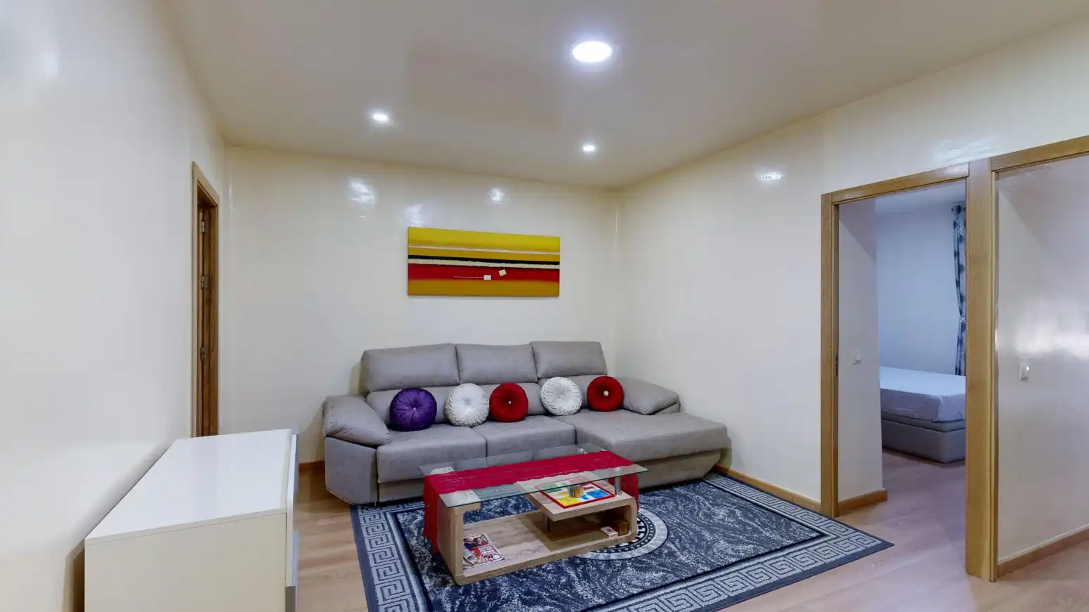 Living room of Detached homes for sale in Murcia  with Air Conditioner, Heating and Parquet flooring