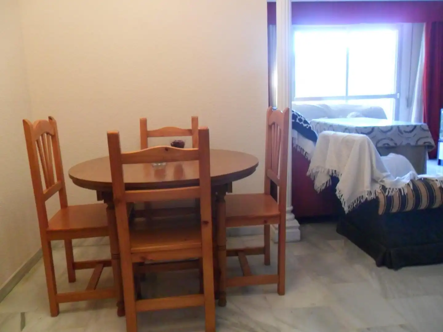Dining room of Flat for rent in Granada  with Terrace and Furnished