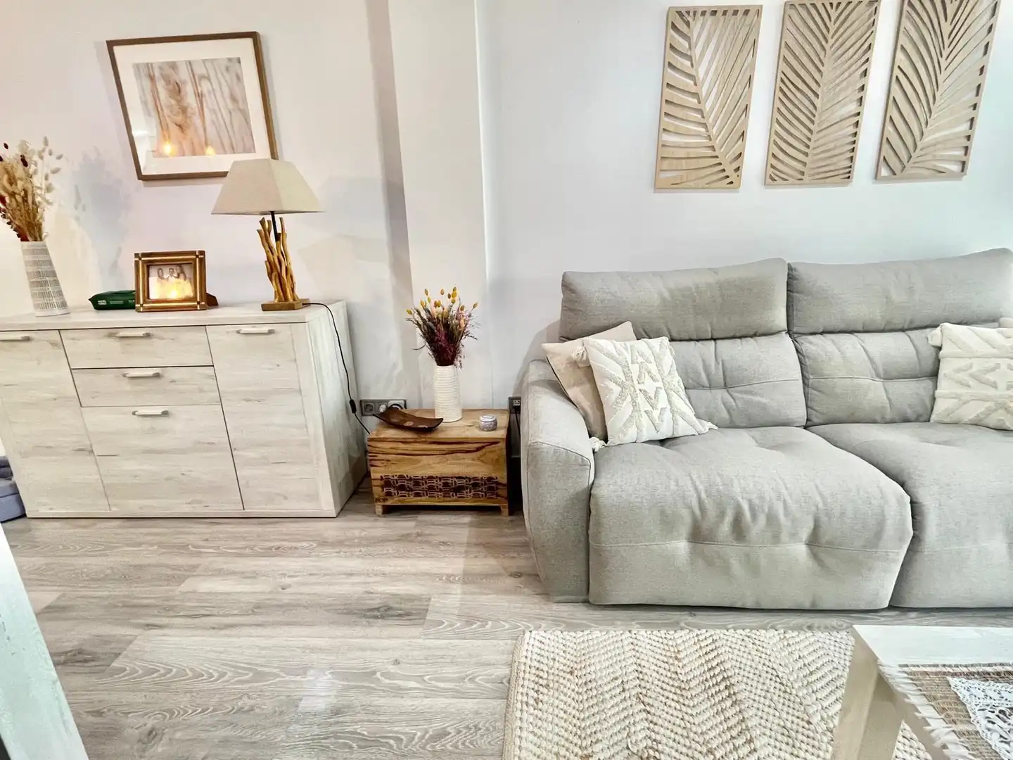 Sala de estar de Piso en venta en Ripollet con Aire acondicionado, Calefacción y Parquet
