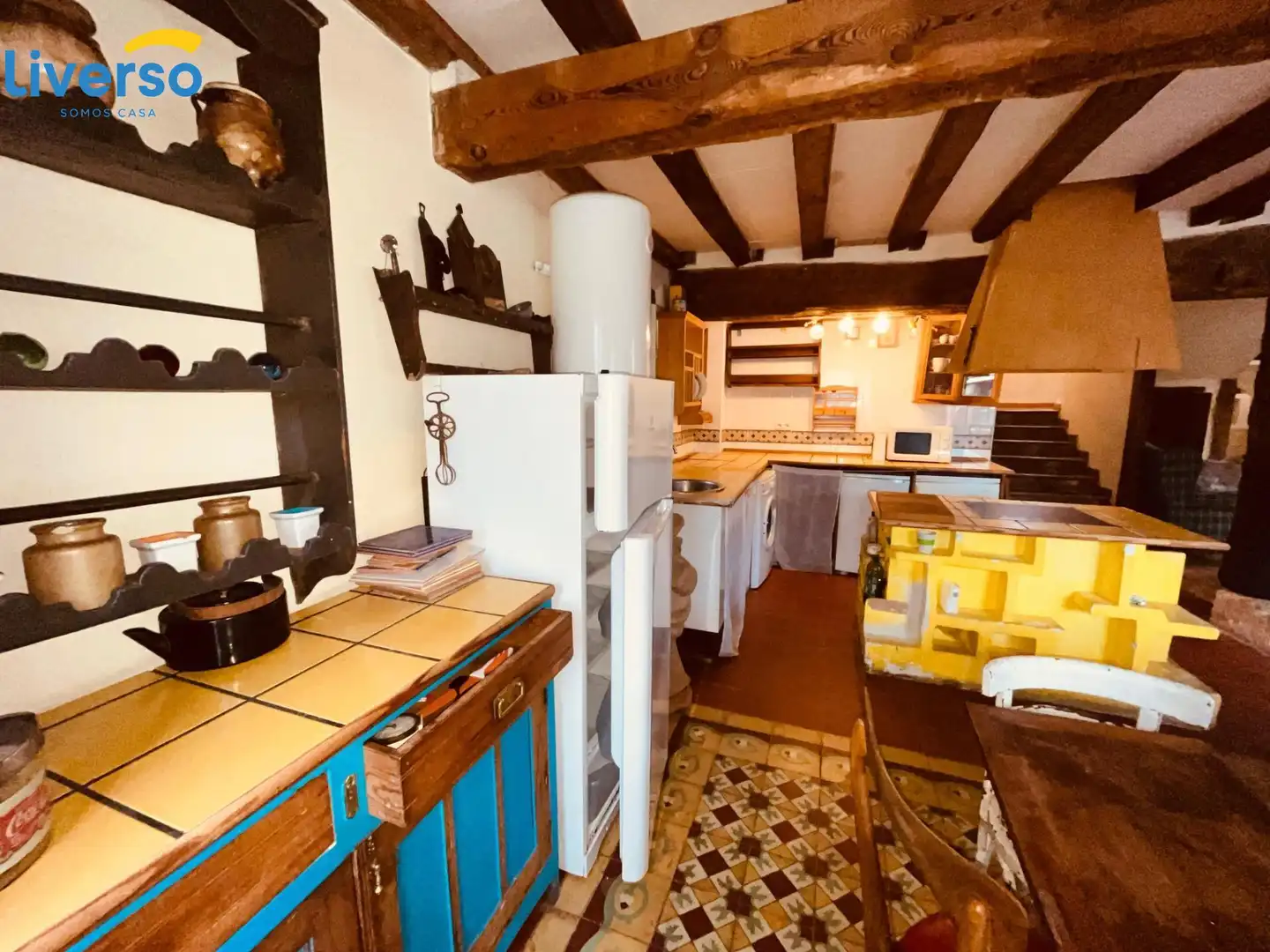 Kitchen of Houses for sale in Revillarruz  with Heating, Terrace and Furnished