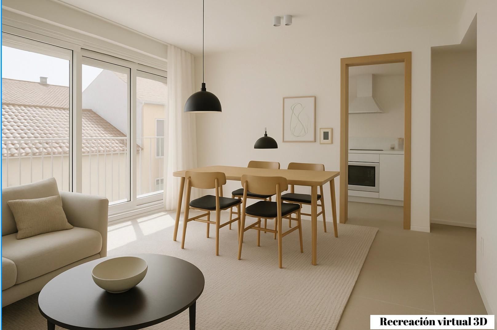 Sala de estar de Apartamento en venta en Miramar con Calefacción
