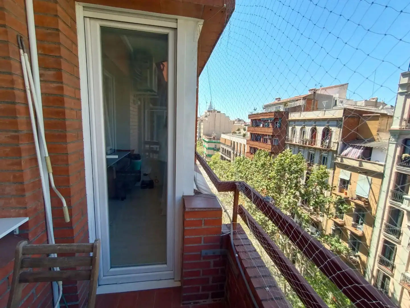 Terrasse von Wohnungen zur Miete in Barcelona mit Klimaanlage, Heizung und Parkett