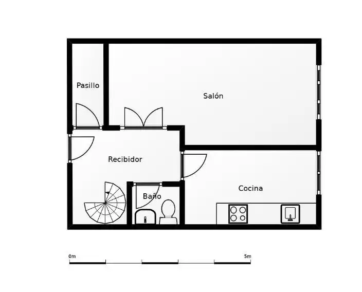 Dúplex en venta en Laviana