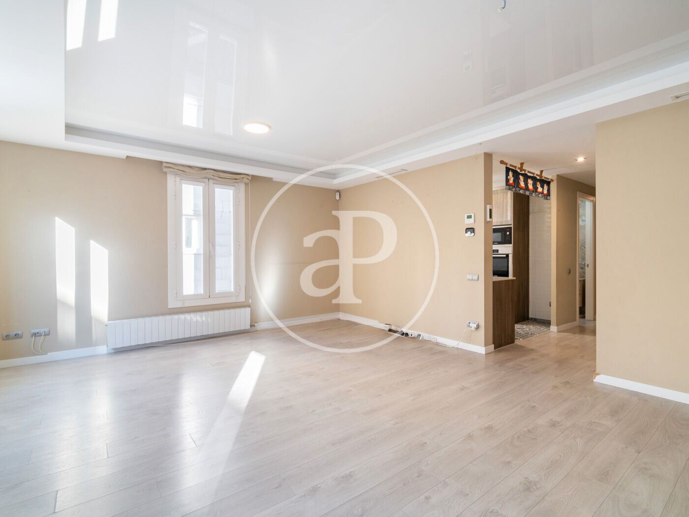 Sala d'estar de Pis en venda en  Barcelona Capital amb Aire condicionat, Calefacció i Balcó