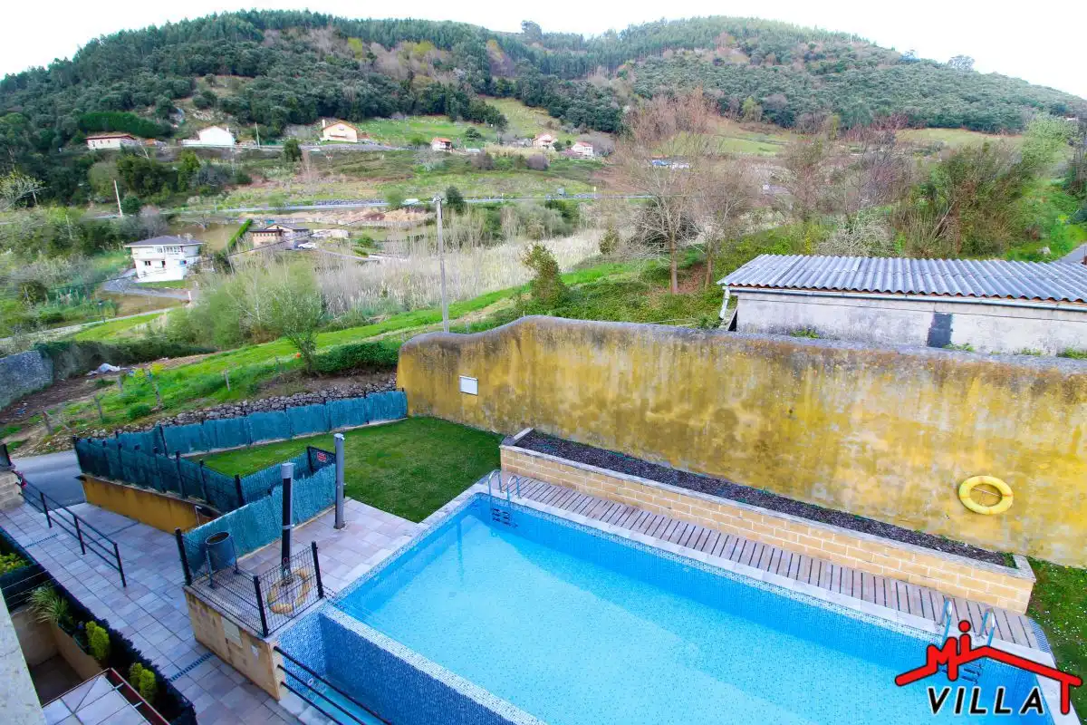 Swimming pool of Attic for sale in Limpias  with Heating, Storage room and Balcony