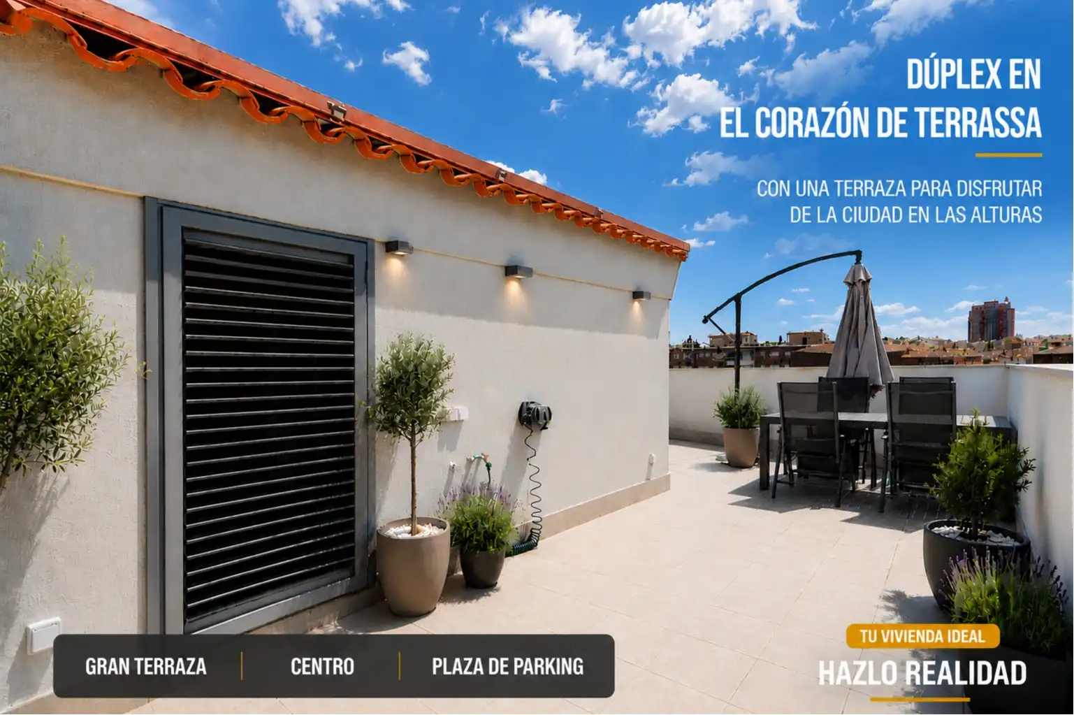 Terraza de Dúplex en venta en Terrassa con Aire acondicionado, Calefacción y Terraza
