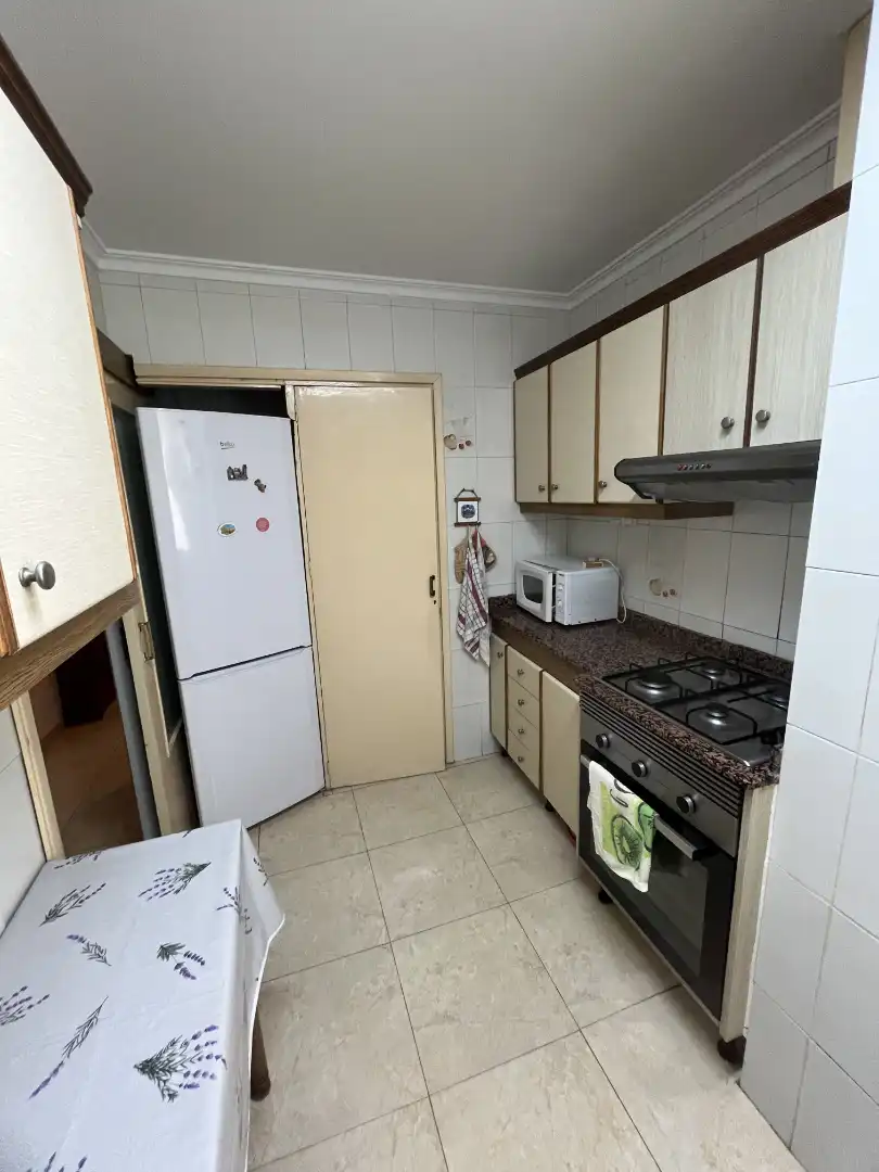 Kitchen of Flat for sale in Cieza  with Air Conditioner, Furnished and Balcony